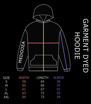 Худи MEDOOZA Garment Dyed 'Snake'
