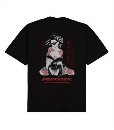 Футболка MEDOOZA "Geisha II" (черный)
