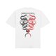 Футболка MEDOOZA "Snake Twins" (белый)