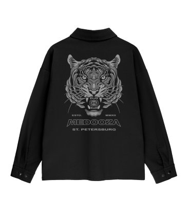 Рубашка MEDOOZA "Tiger Head" (черный)