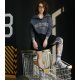 Свитшот Half-zip MEDOOZA «FTP College» (W) (графит)