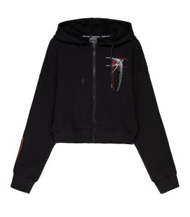 Zip-худи MEDOOZA "Birds" (W) (черный)