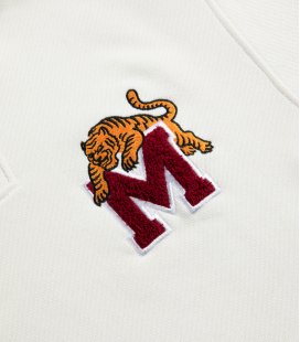 Свитшот Half-zip MEDOOZA «Tiger College» (W) (молочный)