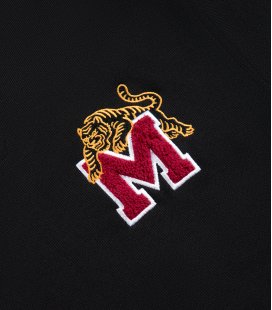 Свитшот Half-zip MEDOOZA «Tiger College» (W) (черный)