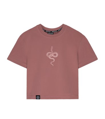 Футболка MEDOOZA "Snake" (W) (розовый)