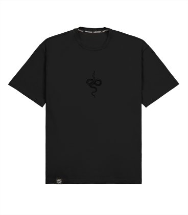 Футболка boxy MEDOOZA "Snake" (черный)