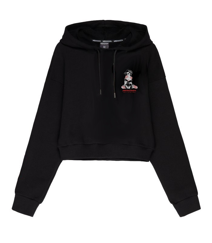 Худи MEDOOZA "Geisha II" (W) (черный)