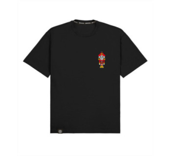 Футболка boxy MEDOOZA "Щелкунчик" (черный)