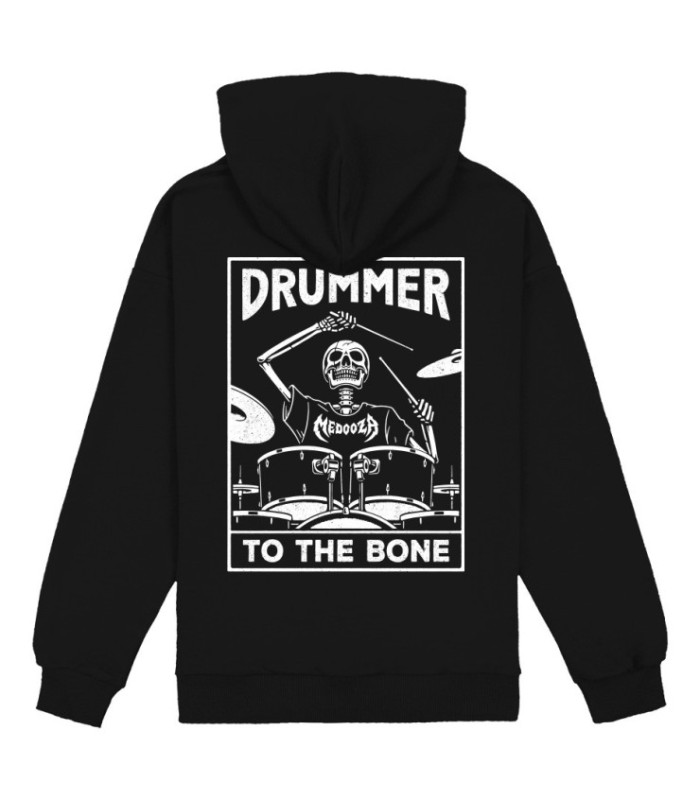 Худи MEDOOZA "Drummer to the Bone" (чёрный)