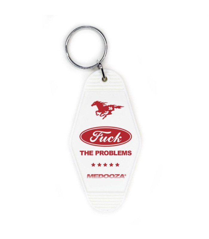 Брелок MEDOOZA "Mustang" (белый)
