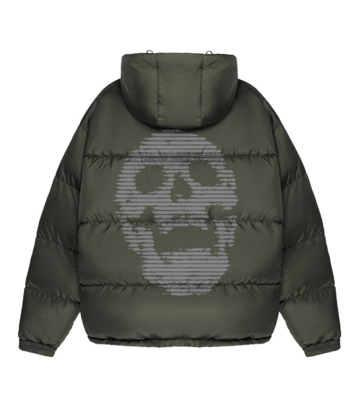 Пуховик Beefy MEDOOZA 'Brushed Skull' (хаки)