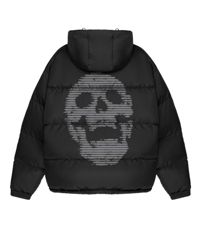 Пуховик Beefy MEDOOZA 'Brushed Skull' (черный)