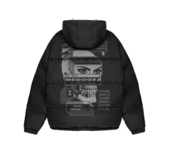 Пуховик Beefy MEDOOZA 'Cyber Aggressor' (черный)