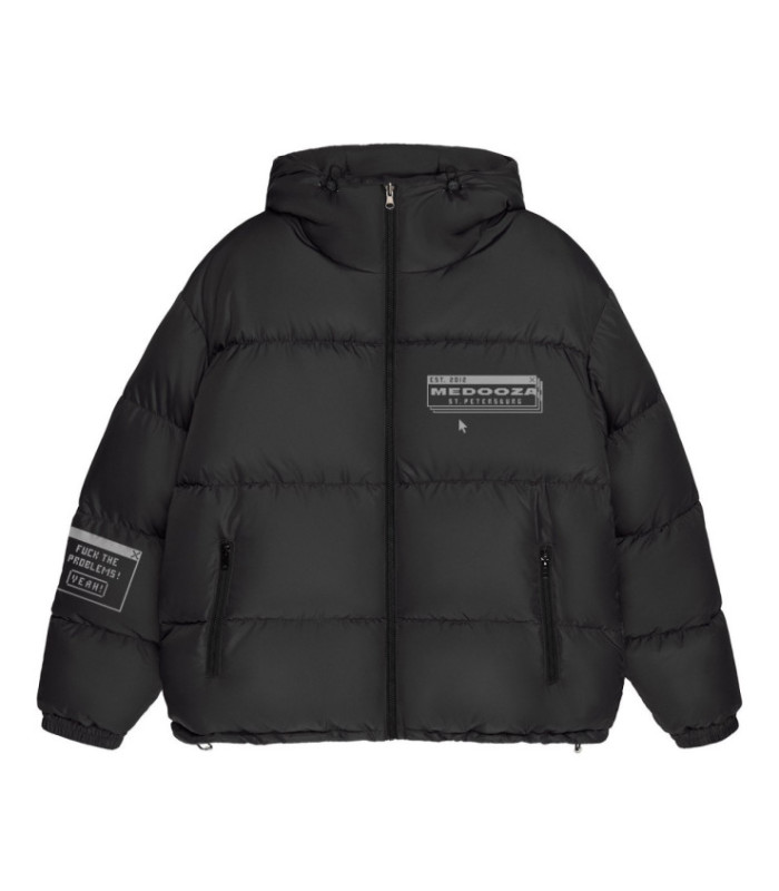 Пуховик Beefy MEDOOZA 'Cyber Aggressor' (черный)