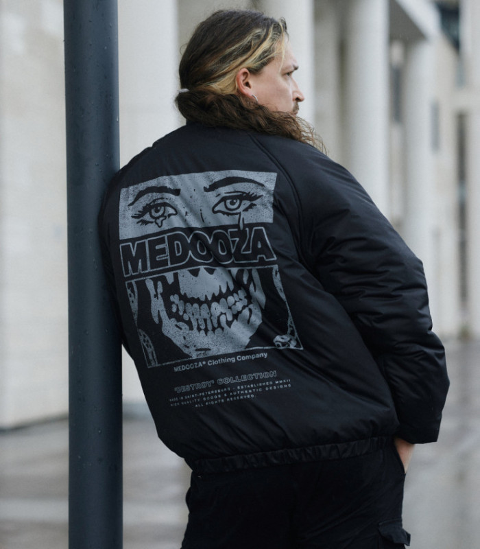 Бомбер Anabolic MEDOOZA "Face" (черный)