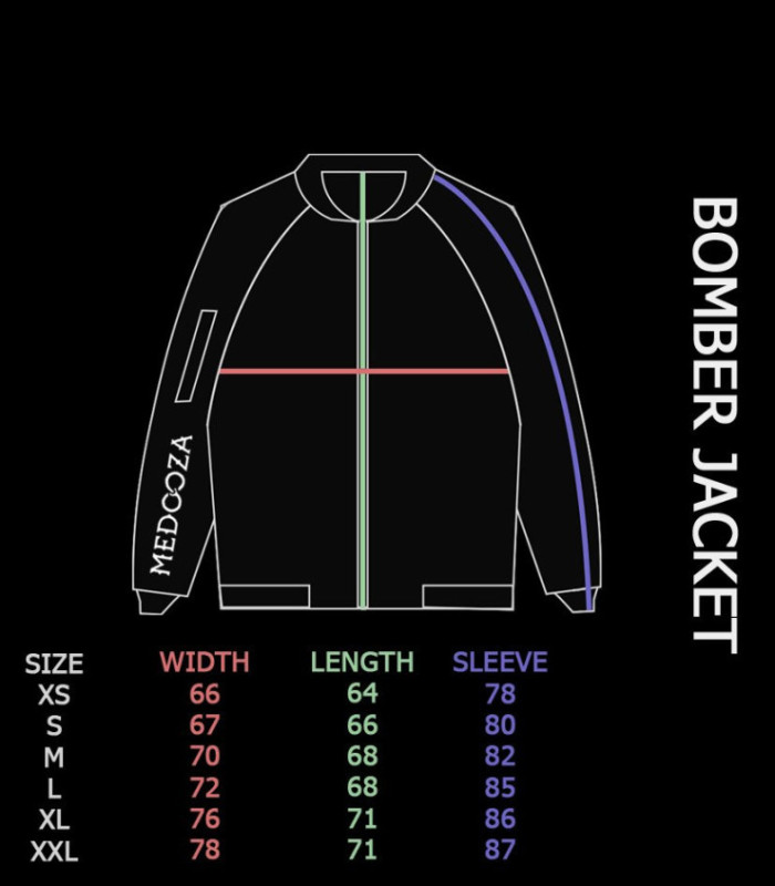 Бомбер MEDOOZA "Tiger Head" (графит)