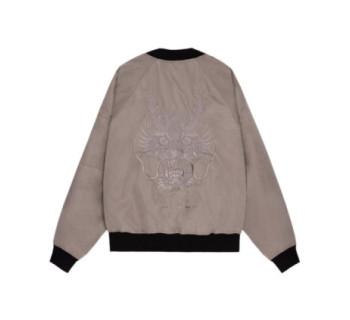 Бомбер MEDOOZA "Dragon Head" (капучино)