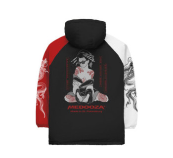 Куртка Storm W MEDOOZA "Japaniac IV" (черно-красно-белый)