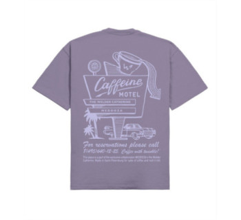 Футболка MEDOOZA "Caffeine Motel" (сирень)