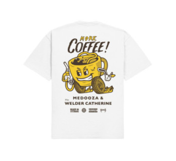 Футболка MEDOOZA "More Coffee" (белый)