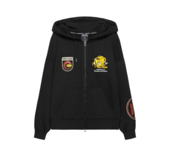 Zip-худи MEDOOZA "Coffee Crew" (чёрный)