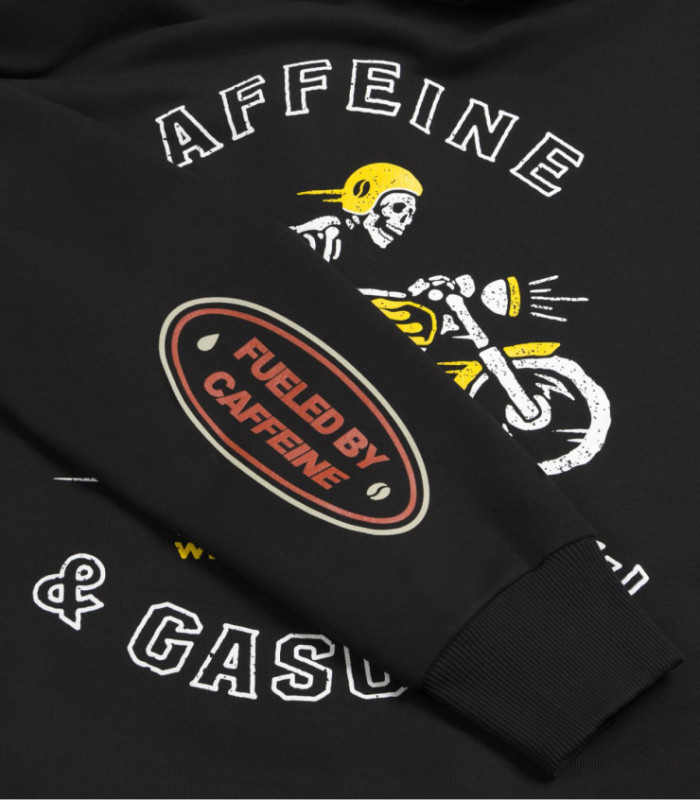 Zip-худи MEDOOZA "Coffee Crew" (чёрный)