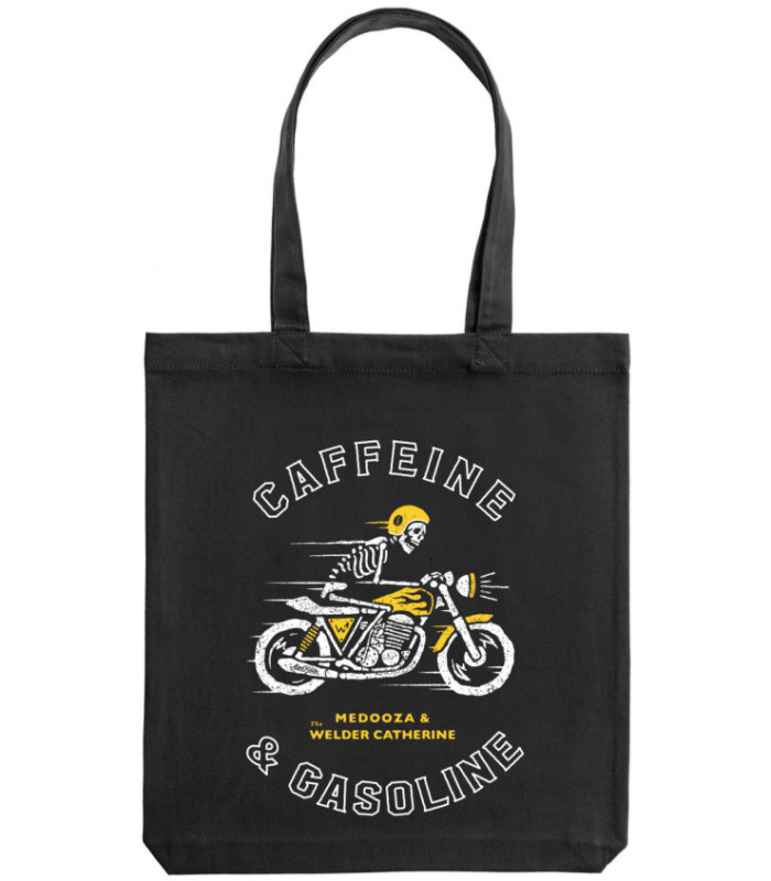 Сумка MEDOOZA "Caffeine & Gasoline" (чёрный)