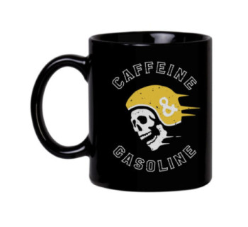 Кружка MEDOOZA "Caffeine & Gasoline" (чёрный)