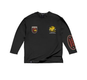 Лонгслив MEDOOZA "Coffee Crew" (чёрный)