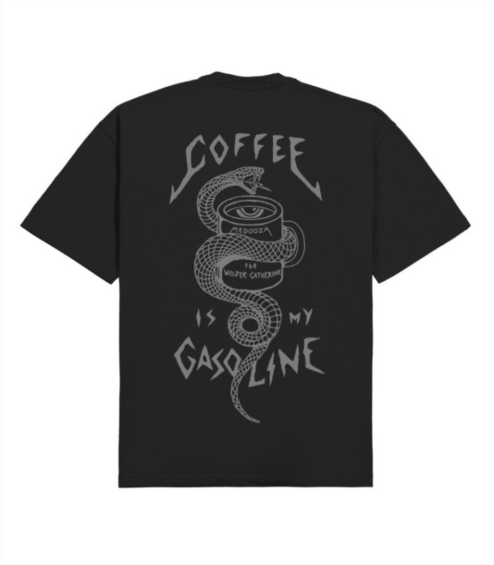 Футболка MEDOOZA "Coffee Snake" (чёрный)