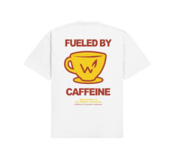 Футболка MEDOOZA "Fueled by Coffee" (белый)