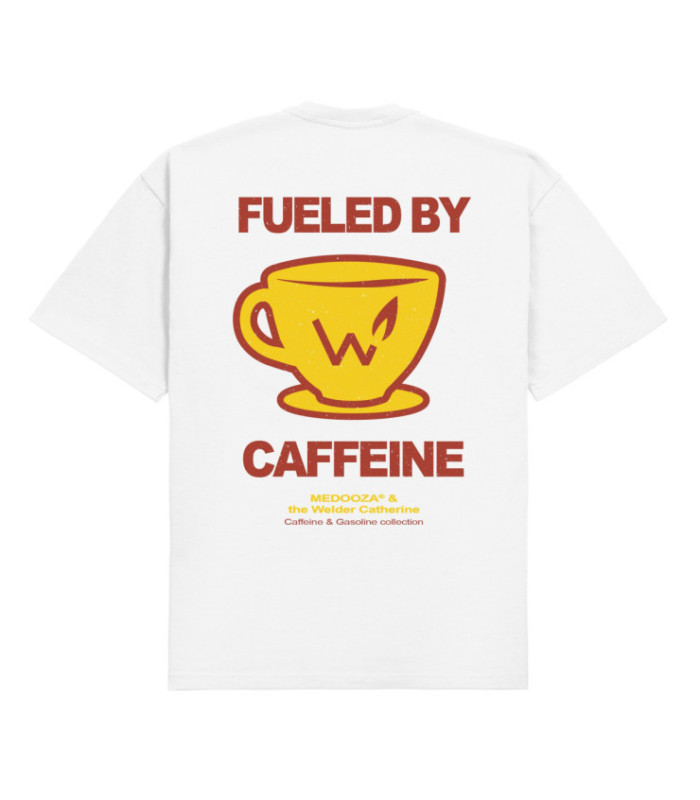 Футболка MEDOOZA "Fueled by Coffee" (белый)