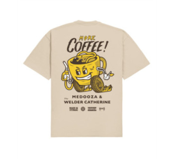 Футболка MEDOOZA "More Coffee" (бежевый)