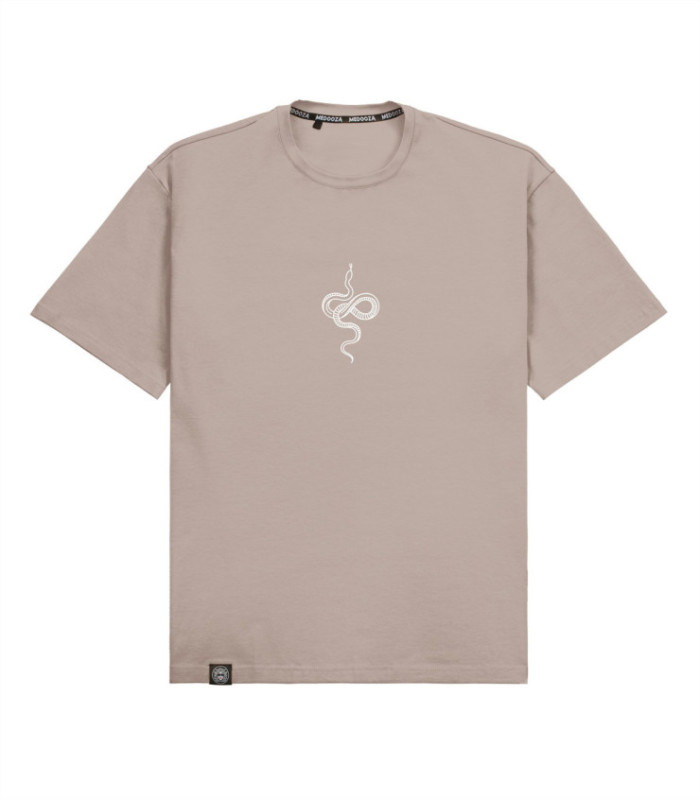 Футболка boxy MEDOOZA "Snake" (бежевый)