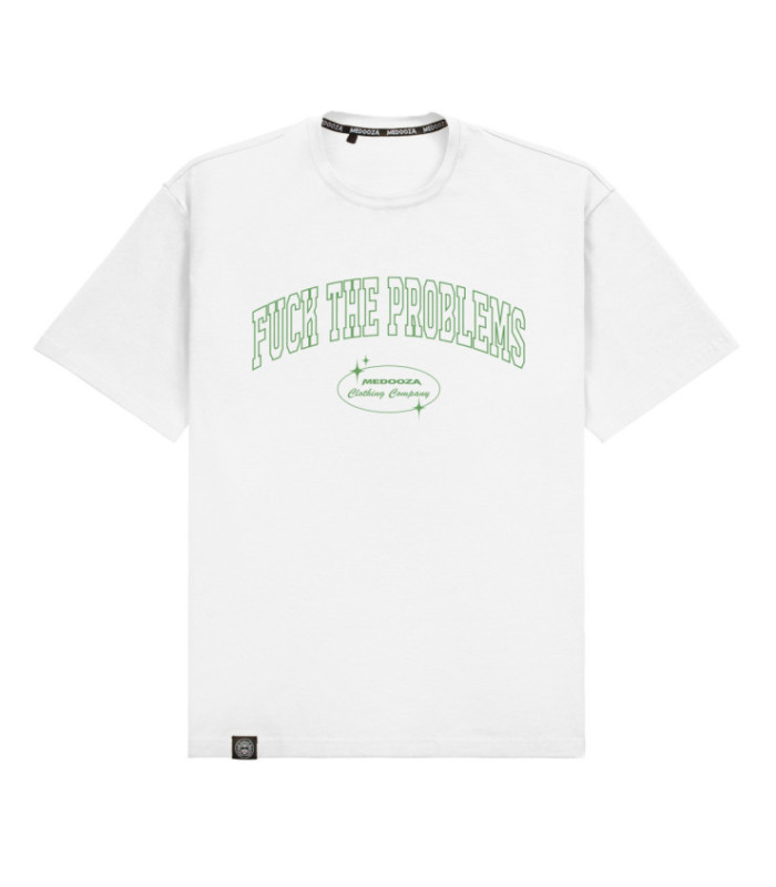 Футболка boxy MEDOOZA "FTP-college" (белый)