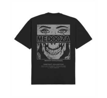 Футболка boxy MEDOOZA "Face" (черный)