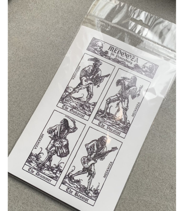 Стикерпак MEDOOZA ‘Rock Band’