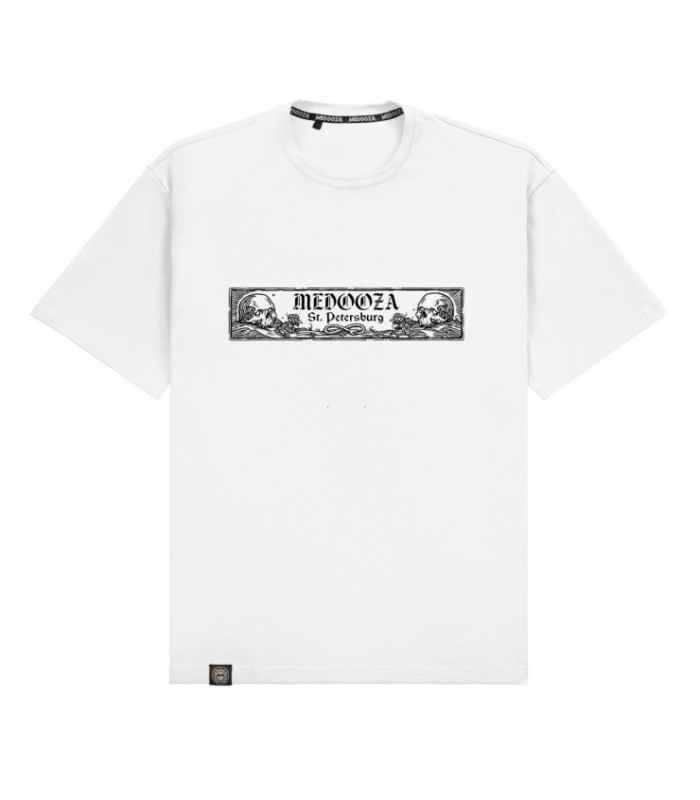Футболка boxy MEDOOZA "Rock Band" (белый)