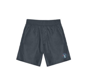 Шорты boxy MEDOOZA "Horns" (графит)