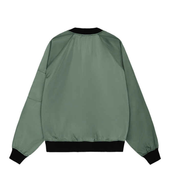 Бомбер летний MEDOOZA "Skull" (зеленый)