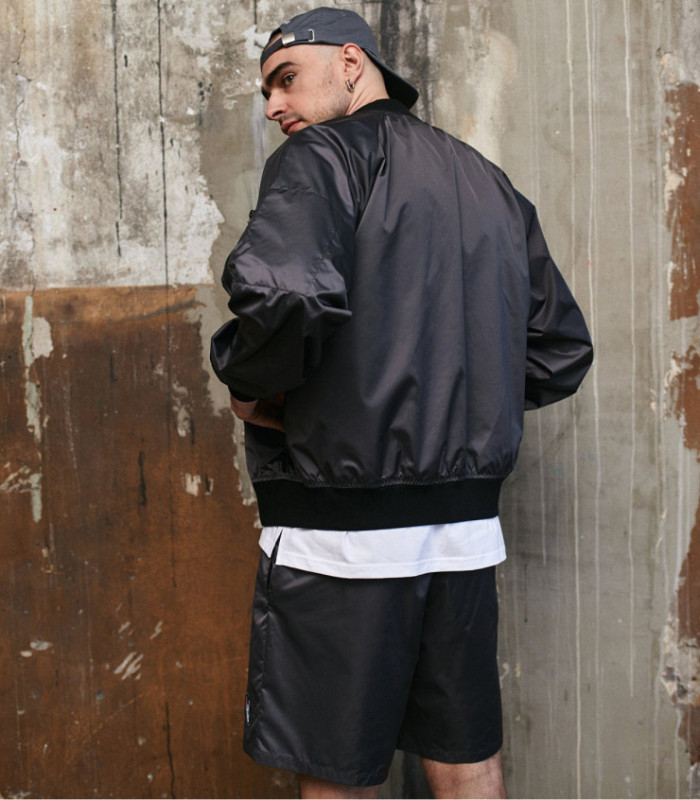 Бомбер летний MEDOOZA "Horns" (графит)