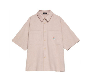 Рубашка с коротким рукавом "Horns" MEDOOZA (бежевый)