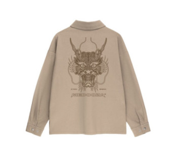 Рубашка MEDOOZA "Dragon Head" (бежевый)