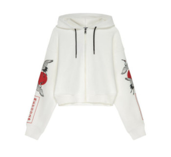 Zip-худи MEDOOZA "Japaniac II" (W) (молочный)