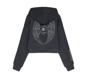 Zip-худи MEDOOZA "Crane Twins" (W) (графит)