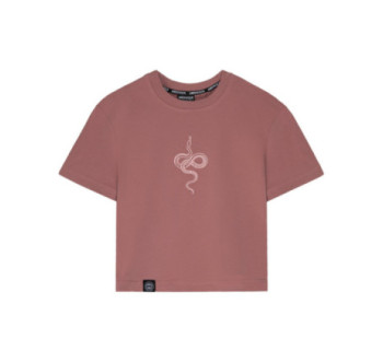 Футболка MEDOOZA "Snake" (W) (розовый)