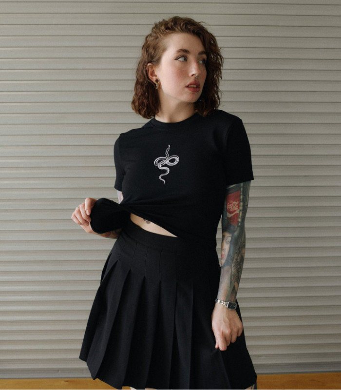 Футболка MEDOOZA "Snake" (W) (черный)