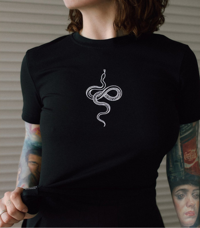 Футболка MEDOOZA "Snake" (W) (черный)