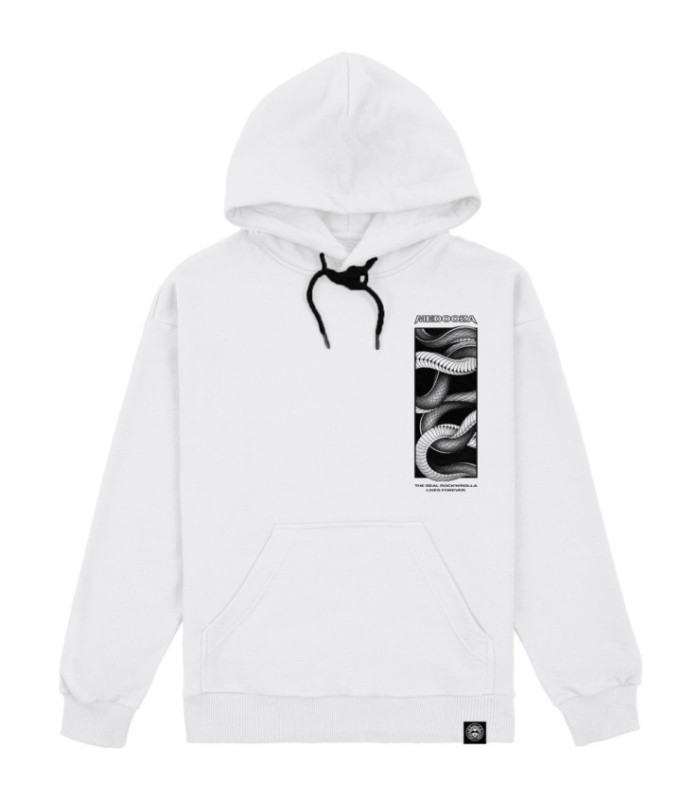Худи MEDOOZA "Snake Twins" (белый)