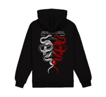 Худи MEDOOZA "Snake Twins" (черный)
